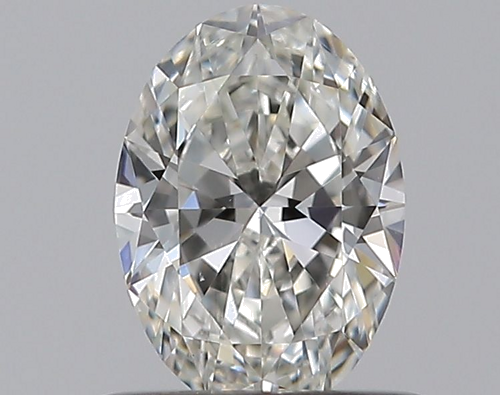 0.5 carat H-SI1 Natūralus Oval Deimantas (1)