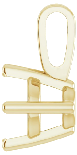 Pakabukas „Solitaire“ 585 Geltonojo Aukso Round 5mm (3)