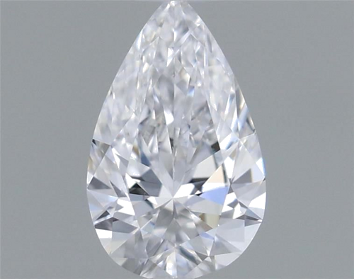 0.3 carat D-VVS2 Natūralus Pear Deimantas (1)