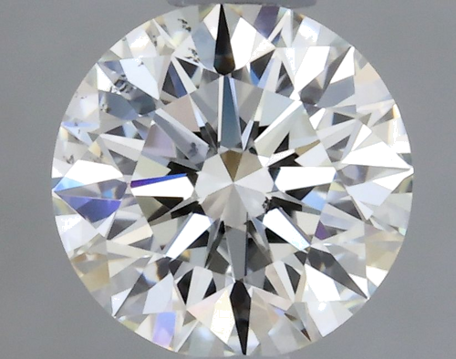 0.46 carat I-SI1 Excellent cut Natūralus Round Deimantas (1)