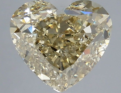 3.88 carat Fancy Brownish Yellow-VS1 Natūralus Heart Deimantas (1)