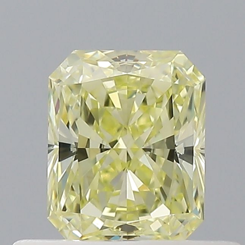 0.54 carat Fancy Yellow-VVS2 Natūralus Radiant Deimantas (1)