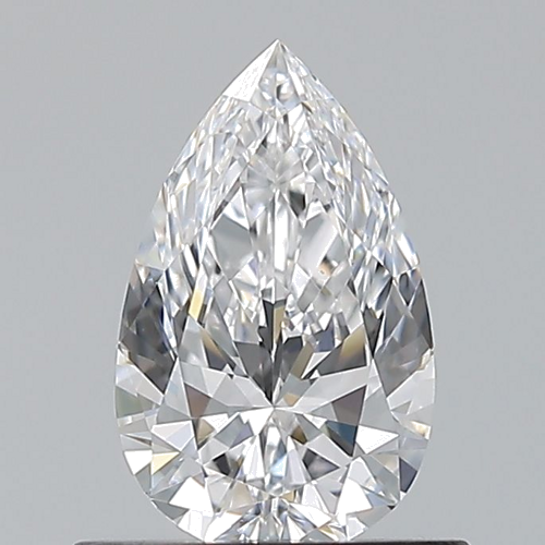 0.6 carat D-VS1 Natūralus Pear Deimantas (1)