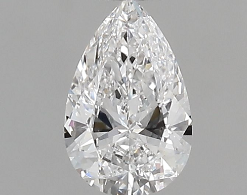 0.35 carat D-VVS2 Natūralus Pear Deimantas (1)