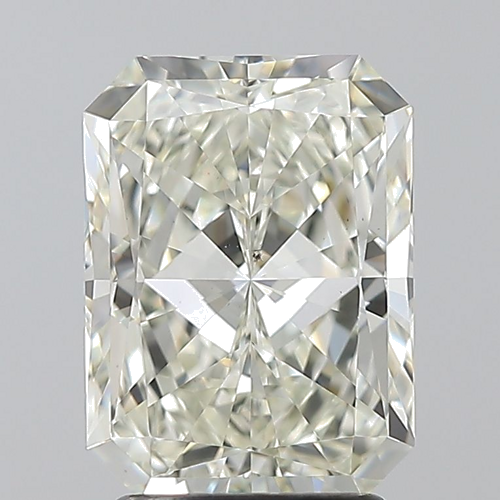 2.5 carat K-VS2 Natūralus Radiant Deimantas (1)