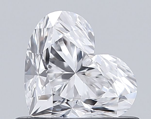 0.6 carat E-VS2 Natūralus Heart Deimantas (1)