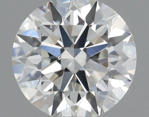 0.44 carat G-SI2 Excellent cut Natūralus Round Deimantas (1)