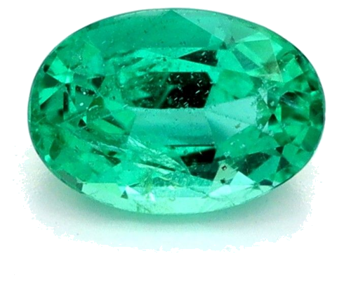 0.44 carat GREEN Oval Smaragdas (1)