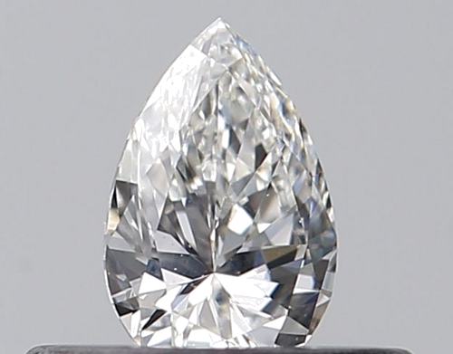 0.24 carat G-VVS2 Natūralus Pear Deimantas (1)