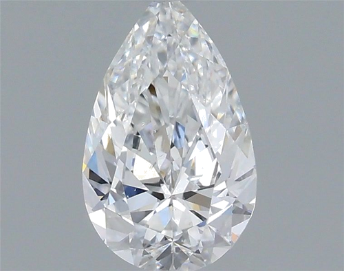 0.7 carat E-SI1 Natūralus Pear Deimantas (1)