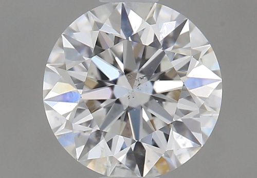 0.77 carat F-SI1 Excellent cut Natūralus Round Deimantas (1)