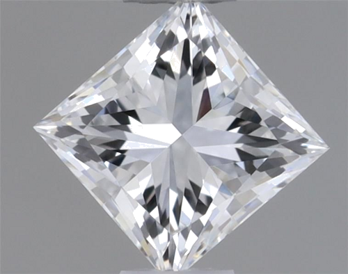 0.32 carat E-VVS2 Natūralus Princess Deimantas (1)