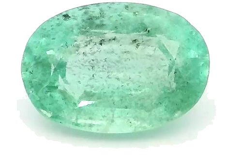 0.56 carat GREEN Oval Smaragdas (1)