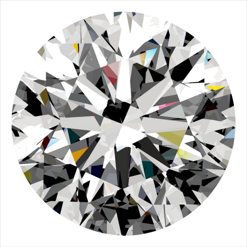0.4 carat I-VS2 Very Good cut Natūralus Round Deimantas (1)