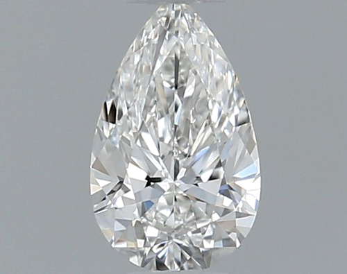 0.3 carat G-VVS2 Natūralus Pear Deimantas (1)