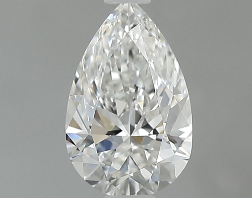 0.53 carat F-IF Natūralus Pear Deimantas (1)