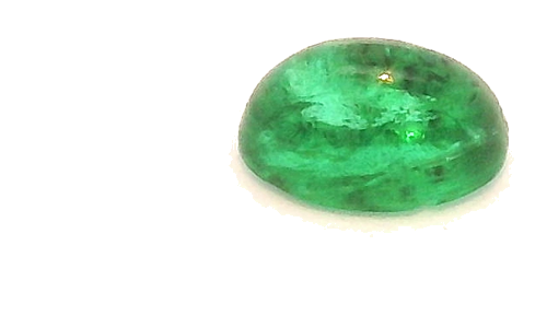 0.31 carat GREEN CABOCHON cut Oval Smaragdas (1)