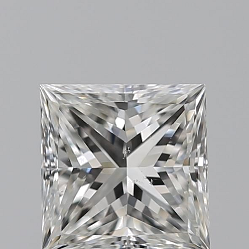 1.0 carat G-SI1 Natūralus Princess Deimantas (1)