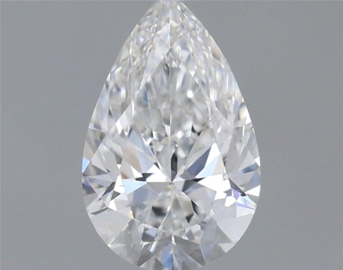 0.52 carat E-VVS2 Natūralus Pear Deimantas (1)