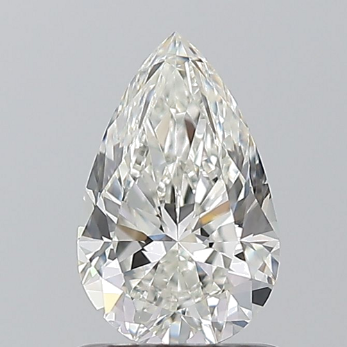1.0 carat H-VS1 Natūralus Pear Deimantas (1)