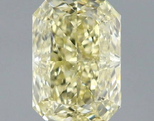 0.67 carat Fancy Yellow-VS2 Natūralus Radiant Deimantas (1)
