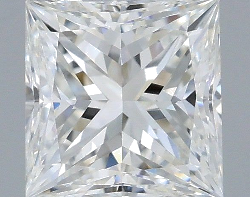 0.51 carat G-VS2 Natūralus Princess Deimantas (1)