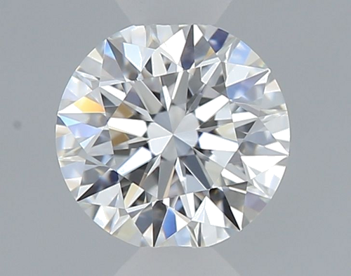 0.41 carat F-VVS2 Excellent cut Natūralus Round Deimantas (1)