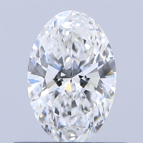 0.42 carat E-VVS2 Natūralus Oval Deimantas (1)