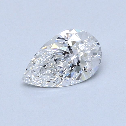 0.5 carat E-VS1 Natūralus Pear Deimantas (1)