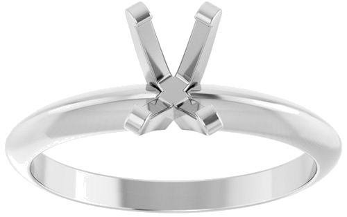 Sužadėtuvių Žiedas „Solitaire“ 585 Baltojo Aukso Emerald 6mm x 4mm (3)