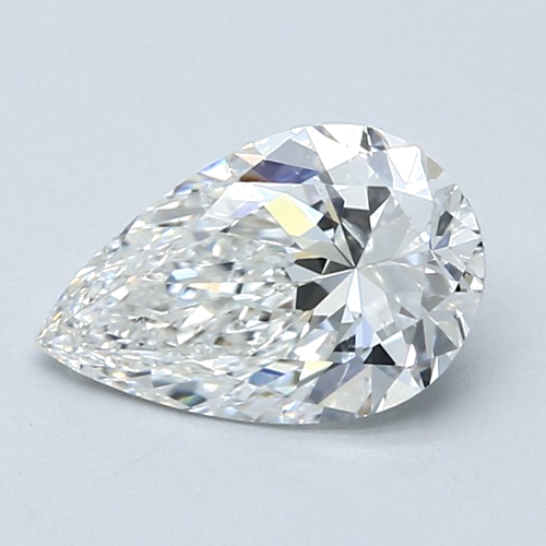 1.71 carat G-SI2 Natūralus Pear Deimantas (1)