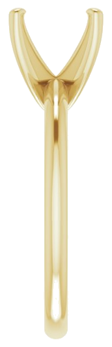 Sužadėtuvių Žiedas „Solitaire“ 585 Geltonojo Aukso Round 8.8mm (4)