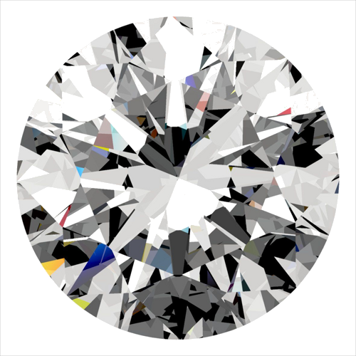 0.32 carat F-VS2 Excellent cut Natūralus Round Deimantas (1)
