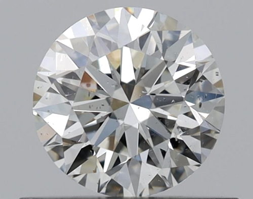 0.52 carat I-SI2 Excellent cut Natūralus Round Deimantas (1)
