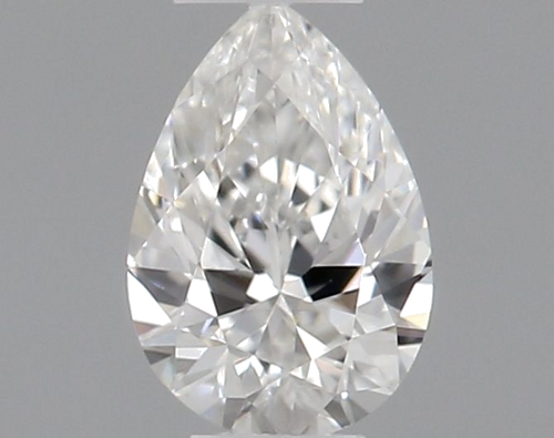 0.23 carat F-VVS2 Natūralus Pear Deimantas (1)
