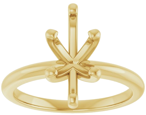 Sužadėtuvių Žiedas „Solitaire“ 585 Geltonojo Aukso Marquise 12mm x 6mm (3)