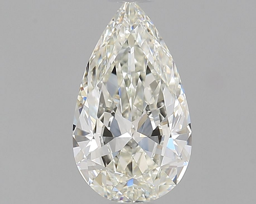 0.7 carat J-VVS2 Natūralus Pear Deimantas (1)