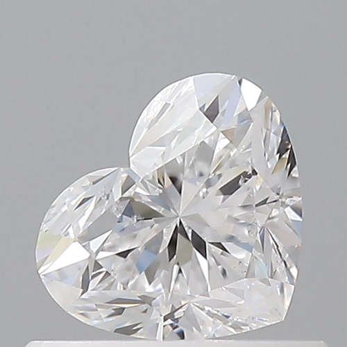 0.53 carat D-SI2 Natūralus Heart Deimantas (1)