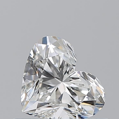0.57 carat H-VS1 Natūralus Heart Deimantas (1)