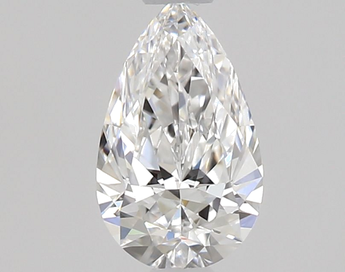 0.52 carat D-VVS1 Natūralus Pear Deimantas (1)