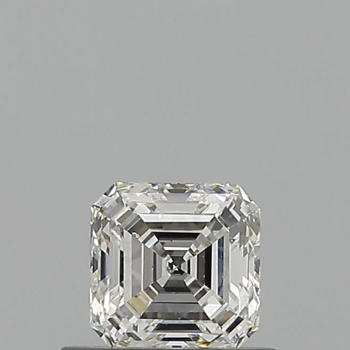 0.58 carat G-SI1 Natūralus Asscher Deimantas (1)