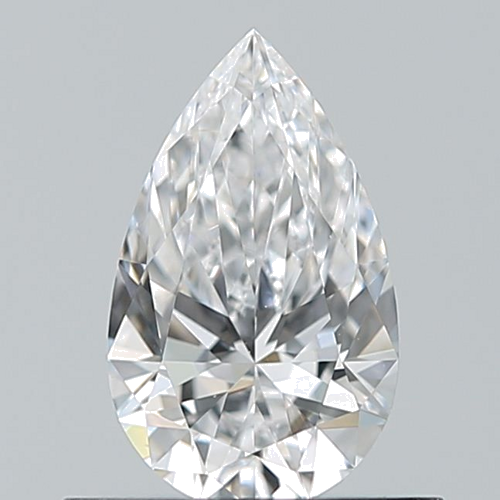 0.51 carat D-VS1 Natūralus Pear Deimantas (1)