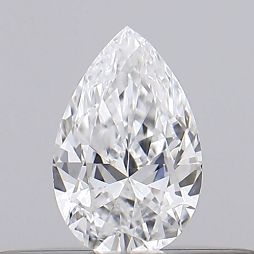 0.18 carat E-VVS1 Natūralus Pear Deimantas (1)