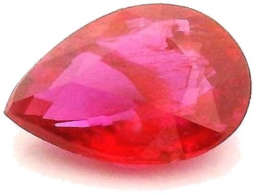 0.33 carat RED Pear Rubinas (1)