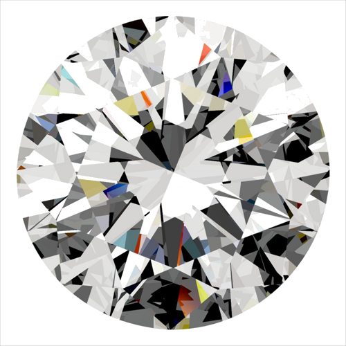 0.4 carat F-VS1 Excellent cut Natūralus Round Deimantas (1)