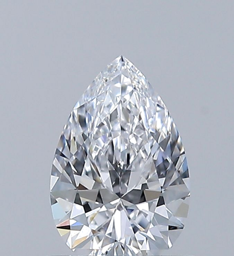 0.52 carat D-IF Natūralus Pear Deimantas (1)