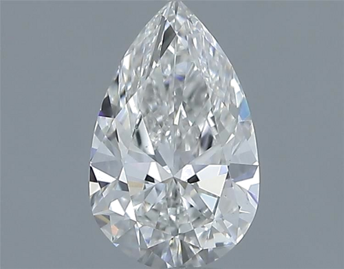 0.5 carat F-VS1 Natūralus Pear Deimantas (1)