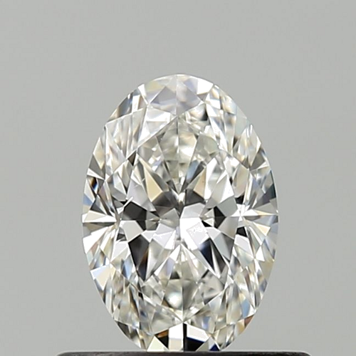 0.51 carat F-SI1 Natūralus Oval Deimantas (1)