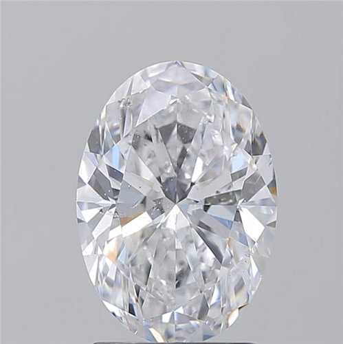 2.2 carat D-SI1 Natūralus Oval Deimantas (1)