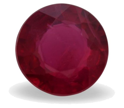 0.69 carat RED Round Rubinas (1)
